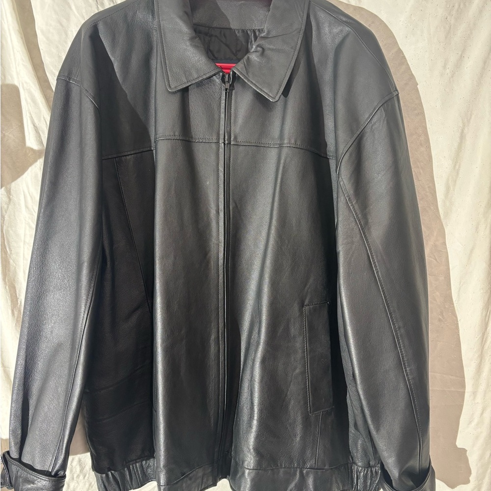 Harbor Bay Black Leather Jacket